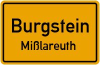Straßen in Burgstein Mißlareuth