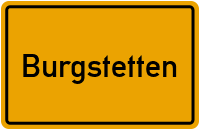 Ortsschild von Gemeinde Burgstetten in Baden-Württemberg