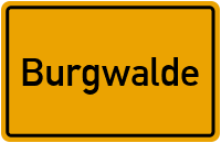 City Sign Burgwalde