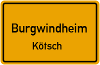 Straßen in Burgwindheim Kötsch