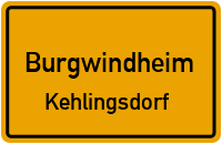 Straßenverzeichnis Burgwindheim Kehlingsdorf