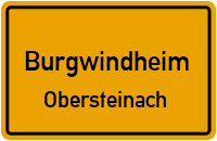 Straßen in Burgwindheim Obersteinach