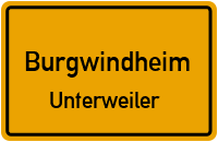 Straßen in Burgwindheim Unterweiler
