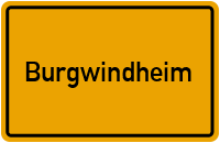 Burgwindheim in Bayern