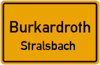 Straßenverzeichnis Burkardroth Stralsbach