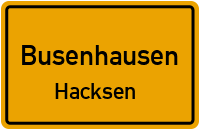Bachstraße in BusenhausenHacksen