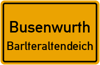 Bundesstraße in BusenwurthBarlteraltendeich