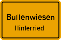 Straßen in Buttenwiesen Hinterried