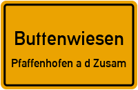 Zusamstraße in 86647 Buttenwiesen (Pfaffenhofen a.d.Zusam)
