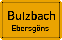 Borngartenstraße in 35510 Butzbach (Ebersgöns)
