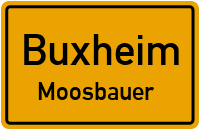 Straßenverzeichnis Buxheim Moosbauer