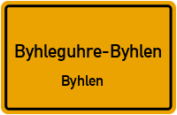 Byhleguhrer Straße in Byhleguhre-ByhlenByhlen