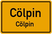 Neue Straße in CölpinCölpin