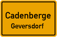 Straßenverzeichnis Cadenberge Geversdorf