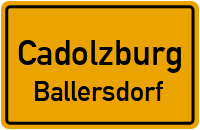Zur Ballersleite in CadolzburgBallersdorf