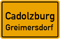 Jahnstraße in CadolzburgGreimersdorf