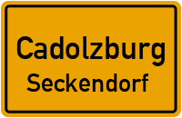 Seckendorfer Hauptstraße in CadolzburgSeckendorf