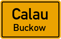 Buckower Dorfstraße in CalauBuckow