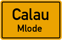 Mloder Waldstraße in CalauMlode