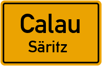 Säritzer Hauptstr. in CalauSäritz