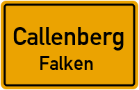 Feldgasse in CallenbergFalken