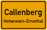 Talstraße in CallenbergHohenstein-Ernstthal