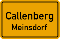 Dorfstraße in CallenbergMeinsdorf