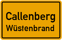 Hohensteiner Straße in CallenbergWüstenbrand