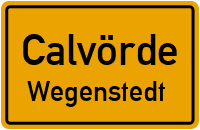 Zur Fahrt in CalvördeWegenstedt