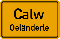 Eichhaldenweg in CalwOeländerle