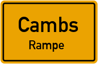 Straßen in Cambs Rampe