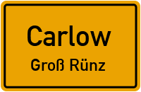 Carlower Straße in CarlowGroß Rünz