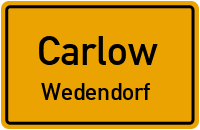 Rehnaer Straße in CarlowWedendorf