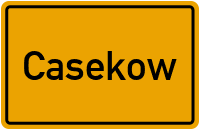 Querstraße in Casekow