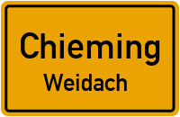 Straßenverzeichnis Chieming Weidach