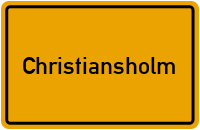 City Sign Christiansholm