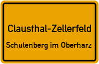 Rudolf-Keune-Straße in Clausthal-ZellerfeldSchulenberg im Oberharz
