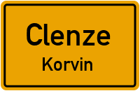 Straßenverzeichnis Clenze Korvin