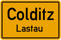 Dorfstraße in ColditzLastau