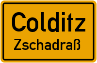 Zschadraßer Dorfstraße in ColditzZschadraß