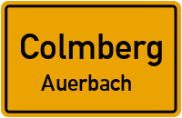 Straßen in Colmberg Auerbach