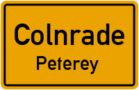 Peterey in ColnradePeterey