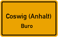 Straßenverzeichnis Coswig (Anhalt) Buro