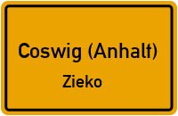 Straßenverzeichnis Coswig (Anhalt) Zieko