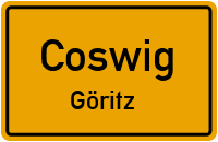 Göritzer Dorfstraße in CoswigGöritz
