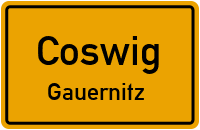 Weinbergstraße in CoswigGauernitz