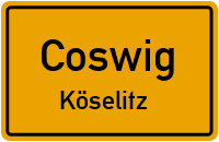 Köselitzer Dorfstraße in CoswigKöselitz