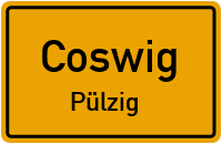 Pülziger Dorfstraße in CoswigPülzig