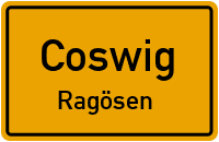 Ragösener Dorfstraße in CoswigRagösen