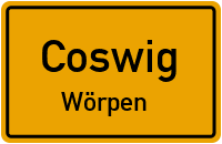Wörpener Hauptstraße in CoswigWörpen